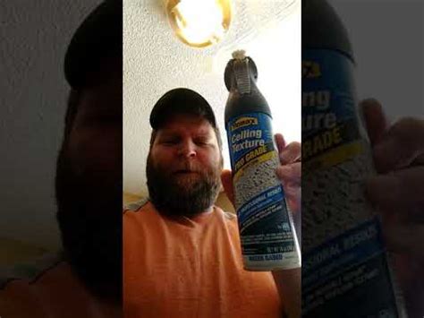 Anyone that has popcorn ceilings knows how difficult they are to deal with. Homax ceiling texture popcorn spray tip! - YouTube