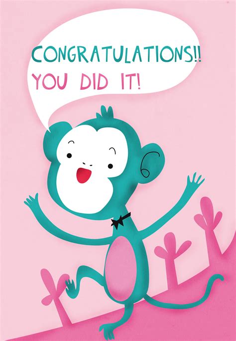Our custom certificate maker enables you to add your own text and message so. You Did It - Congratulations Card (Free) | Greetings Island