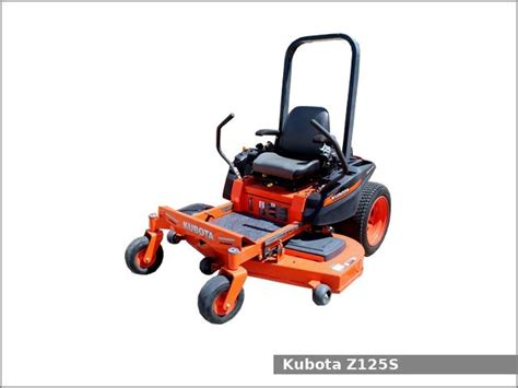 Kubota Z125s Zero Turn Mower Review And Specs Tractor Specs