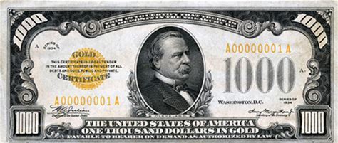$100 one hundred dollar bill. What's a thousand dollar bill worth? - CoinSite