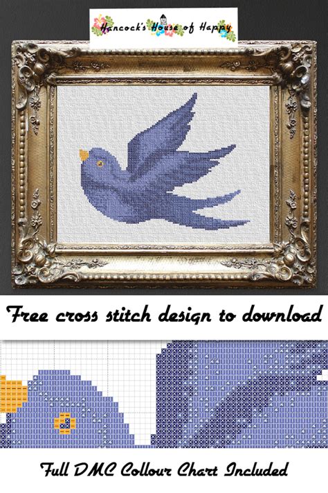 Sweary crossword free cross stitch pattern. Free Cross Stitch Pattern. Tattoo Swallow Cross Stitch ...