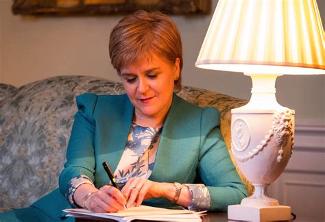 Give us your views on how we are doing. Nicola Sturgeon's cheeky pic dig at PM as she writes ...