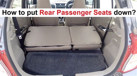 How To Fold Rear Passenger Seats In Car Youtube