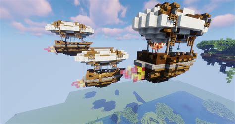 🦋 Air Ships Elytra Map 🦋 Minecraft Map