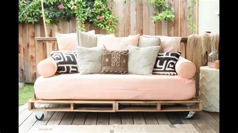The black diy pallet sectional sofa project. DIY pallet couch - YouTube