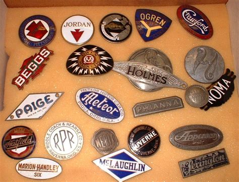 Badges - Various | Antique cars, Car badges, Car emblem