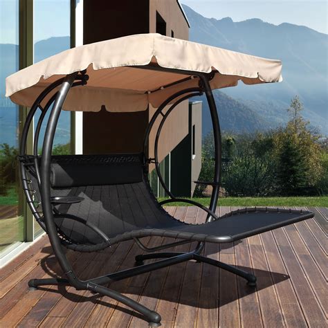 Imagine having a sofa in your garden all. Jarder Two Seater Luxury Swing Seat Bed - Sun Lounger ...