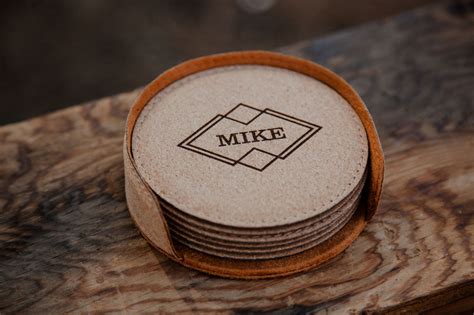 Personalized Coasters Custom Flask Personalized Coasters Etsy