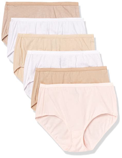 Hanes Womens High Waisted Briefs Panties Pack Lightweight Moisture Wicking Underwear Pack