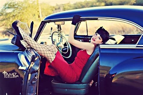 rockabilly girl rockabilly fashion auto retro retro cars car girls pin up girls vintage