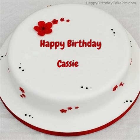 Simple Birthday Cake For Cassie