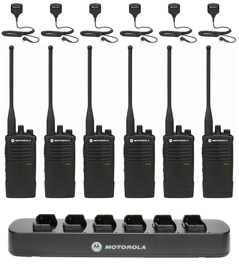 Buy 6 Pack Of Motorola Solutions Rdu4100 Two Way Radio Walkie Talkies