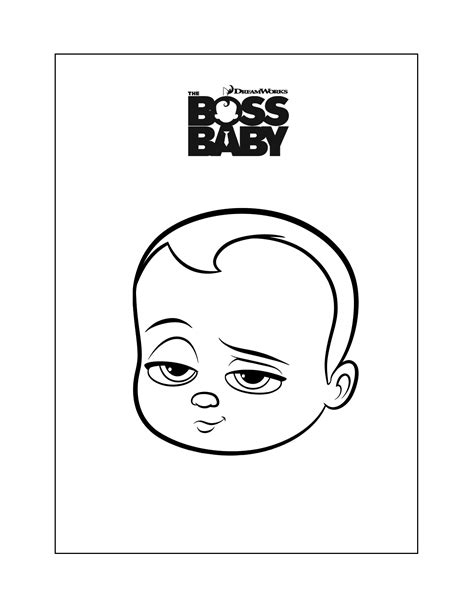 Boss Baby Coloring Pages ⋆ Coloringrocks Baby Coloring Pages Boss
