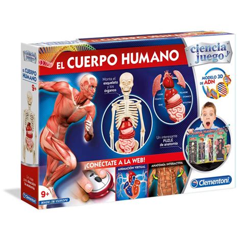 Clementoni The Human Body Spanish Board Game Multicolor Kidinn