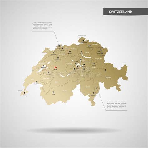 Ejemplo Estilizado Del Vector Del Mapa De Suiza Ilustraci N Del Vector Sexiz Pix