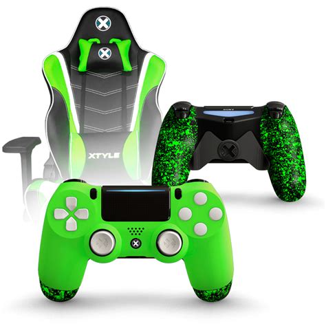 Xtyle Verde + Mando Ps4 X Controllers - X Chairs - Las Mejores Sillas Gaming - X Controllers ...