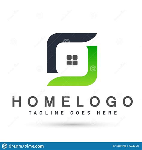 Abstract Real Estate House Roof And Home Logo Vector