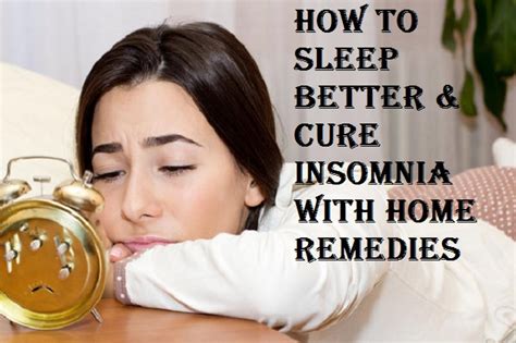 How To Sleep Better And Cure Insomnia With Home Remedies Trends And Health
