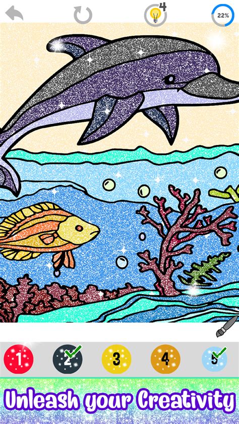 Dolphins Color By Number Fish Coloring Bookappstore For