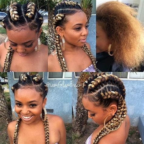 31 Goddess Braids Hairstyles For Black Women Page 2 Of 3 Stayglam