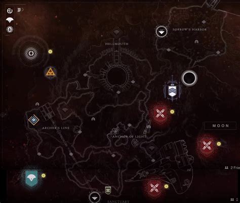 Destiny 2 Shadowkeep Reveals Full Moon Map