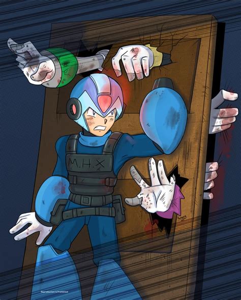 Having Fun With A Megaman X Resident Evil Mash Up Hes A Rookie Who