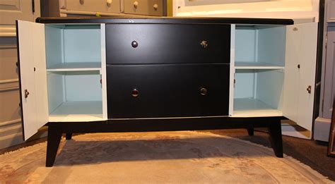 sideboard two tone black and blue 4 spraydex