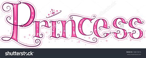 Princess Word Art