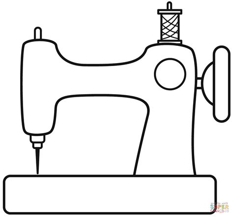 Sewing Machine Coloring Page Free Printable Coloring Pages Sewing