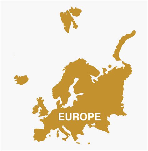 Europe Continent Map Clip Art