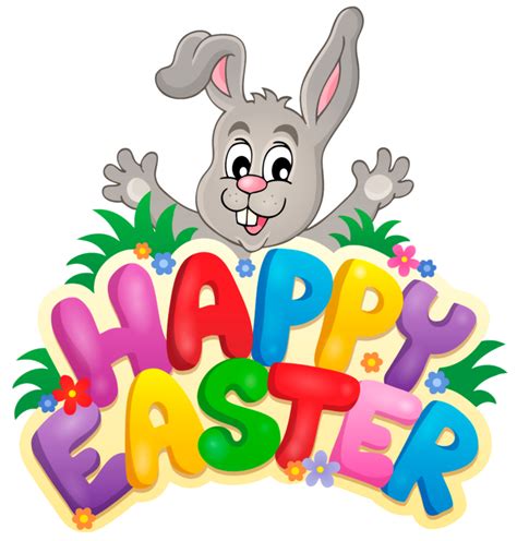 Free Easter Clipart Images 2020 Bunny Eggs Baskets Happy Easter