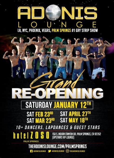 Adonis Grand Re Opening 20190101 Adonis Lounge Palm Springs