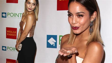 Vanessa Hudgens Looks Stunning As She Attends A Charity Gala Mirror