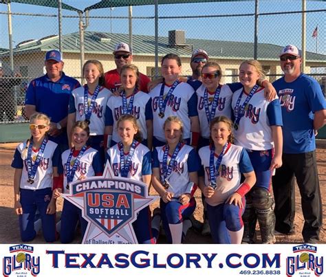 Texas Glory 2k7 Won 1st Place In The Asa Usa Softball Texas State