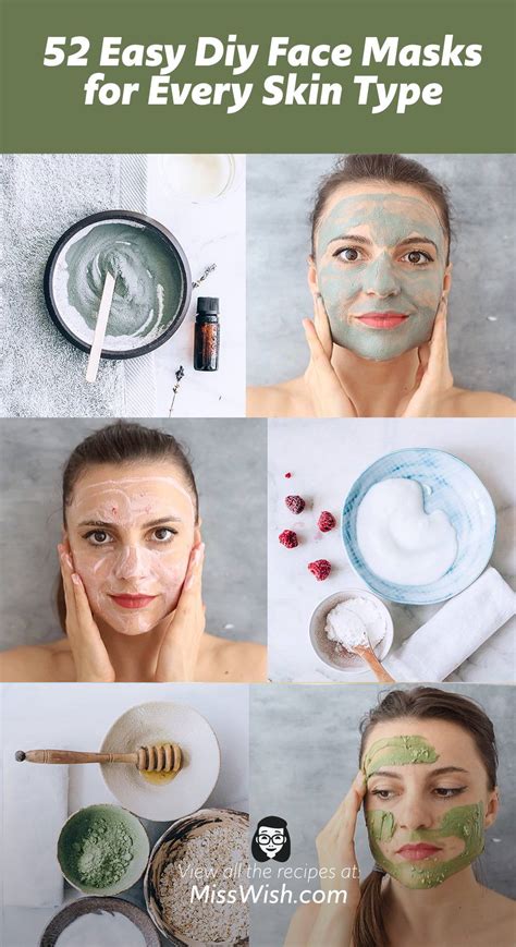 Easy Diy Face Masks Best Homemade Face Masks For Every Skin Type Miss Wish