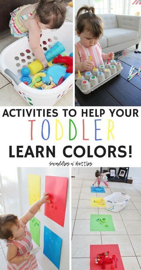 Fun Activities To Help Your Toddler Learn Colors Toddler Learning