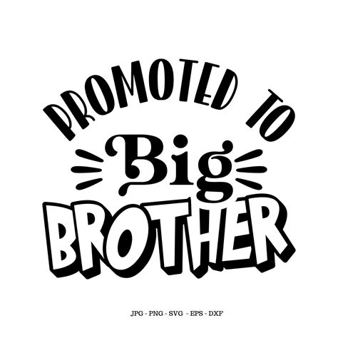 Promoted To Big Going To Be A Big Big Brother Svg Big Bro Etsy In