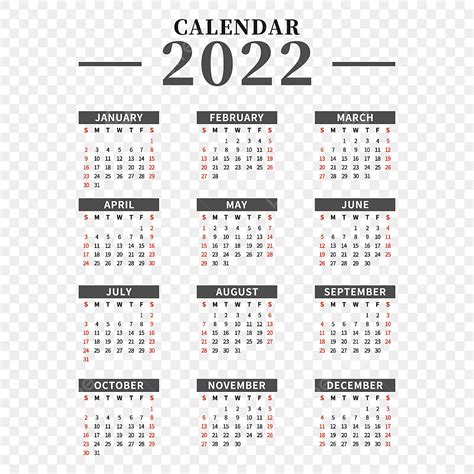 Month Calendar Vector Design Images 2022 Calendar 2022 Months And