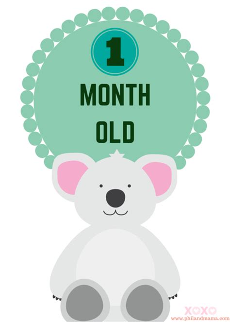 You can even download torrents with it. Super Cute and Free Printable Animal Themed Baby Monthly ...