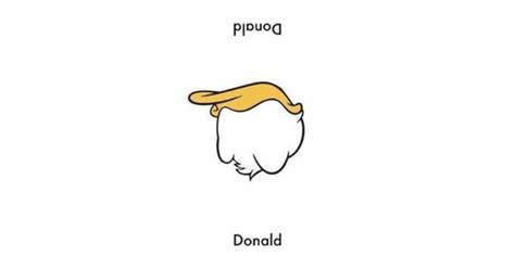 Cartoon Shows Donald Trump Looks Like Donald Duck Upside Down Metro News