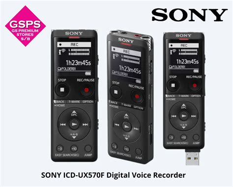 Sony Icd Ux570f Digital Voice Recorder Gs Premium Stores