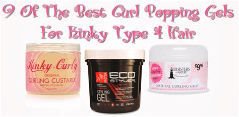 Keep your coils and curls in place, but also add when looking for a curl cream, a few key components are essential. The Best Curl Popping Gels For Kinky Type 4 Natural Hair
