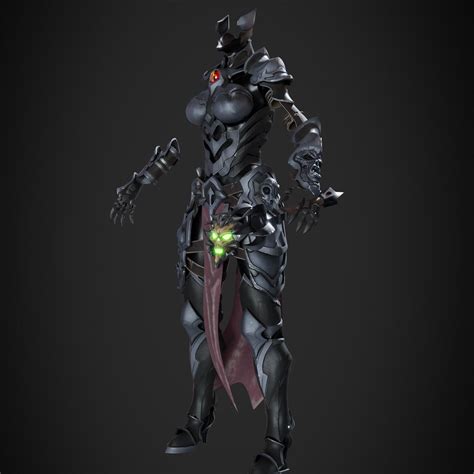 Darksiders Fury Armor Sin Talisman And Whip For Cosplay And Render