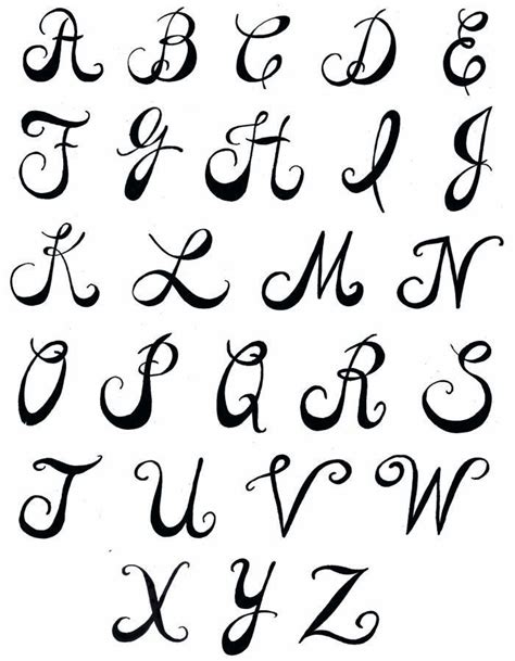 Easy To Draw Letters Hand Lettering Mail Art Pinterest Pretty Alphabet