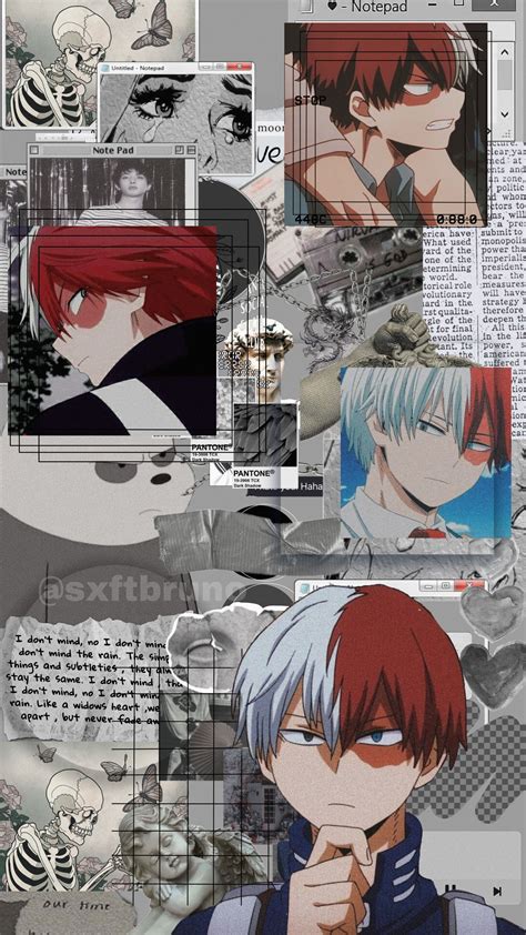 Todoroki Aesthetic🦋 Insta Sxftbruno Anime Backgrounds Wallpapers