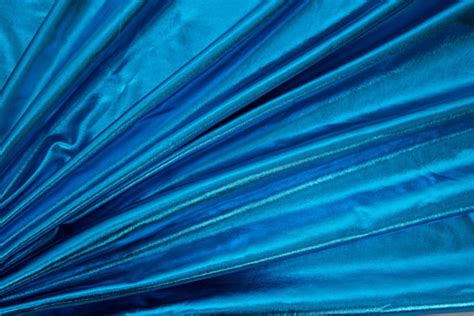 Turquoise Metallic Lame Fabric 4 Way Stretch Foil Fabric 6 Etsy