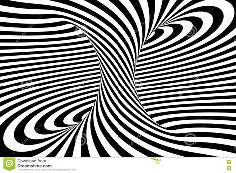 Black And White Abstract Spiral Background 3d Rendering
