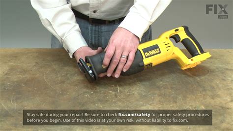 Dewalt Reciprocating Saw Repair How To Replace The Shoe Assembly