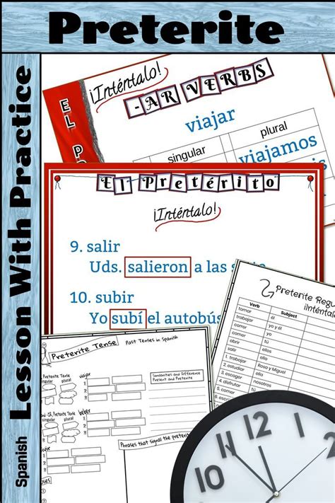 The Preterite In Spanish Free Fun Printables Free Printable Templates