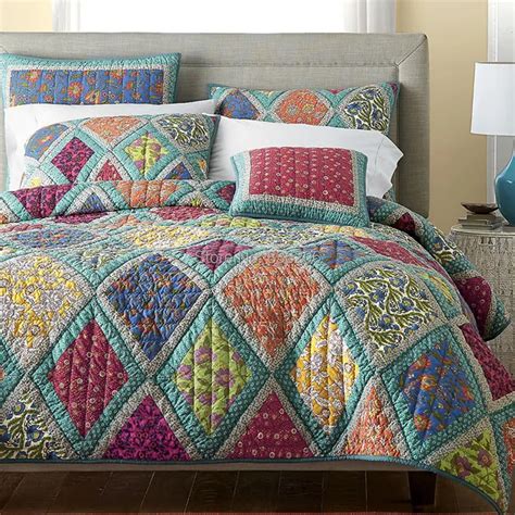 American Style 100 Cotton Quilted Handsewn Bedspreads Patchwork Quilt